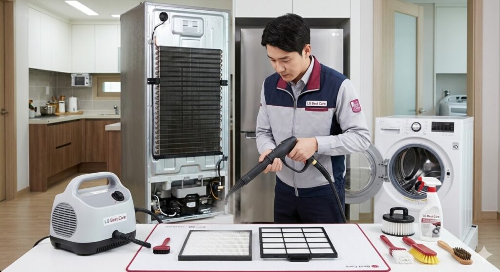 LG 가전 구독 전용 방문 케어 인건비 분석 및 셀프 관리 원가 차이 투명 비교