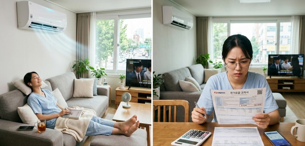 여름철 누진세 및 전기요금 인상으로 인한 가계 부담과 1등급 고효율 가전 렌탈 의 필요성