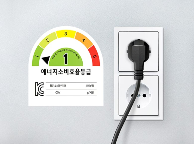 전기요금 절약의 핵심인 에너지 소비 효율 1등급