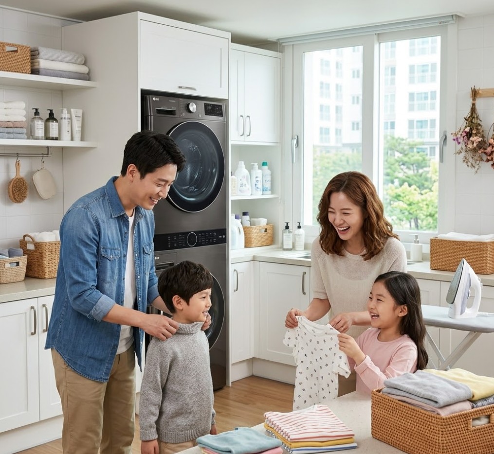 2026 화성 동탄 LG FH25GAGF 세탁기 건조기 콤보 렌탈로 완성하는 여유로운 일상