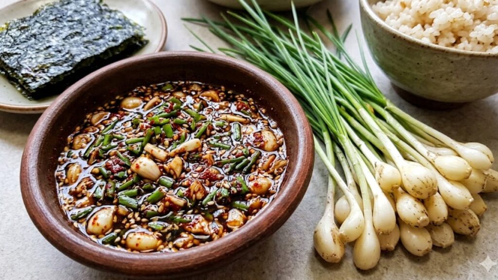 4월 제철 봄나물 종류 알뿌리가 통통한 달래로 만든 향긋한 양념장