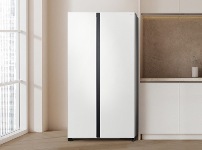 전주 삼성 냉장고 RS84DG5022B4 렌탈 설치로 완성된 세련된 주방 인테리어