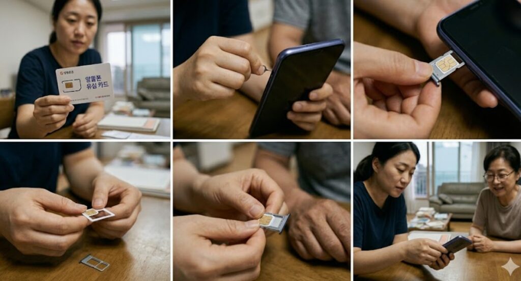 알뜰폰 요금제 변경 유심칩 교체 방법 따라하기