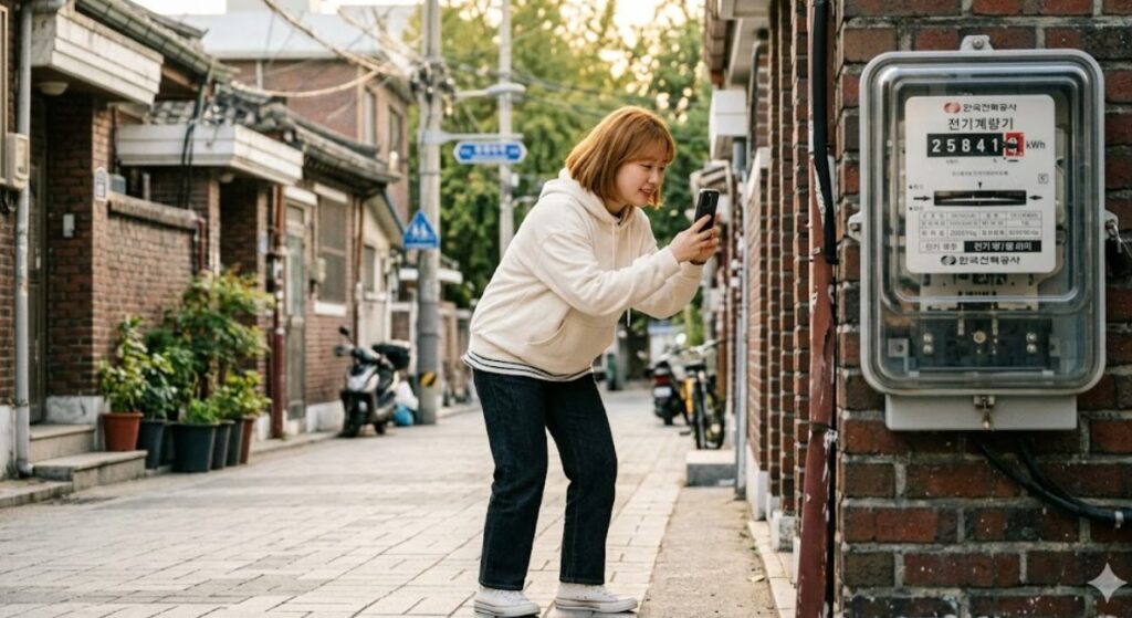 이사 공과금 정산을 위한 전기요금 명의변경 전 지침 확인