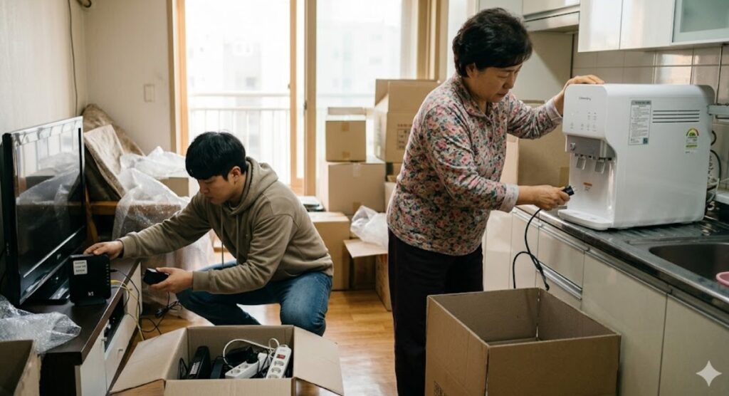 이사 공과금 정산 5가지 필수 체크의 마무리인 가전 및 인터넷 이전