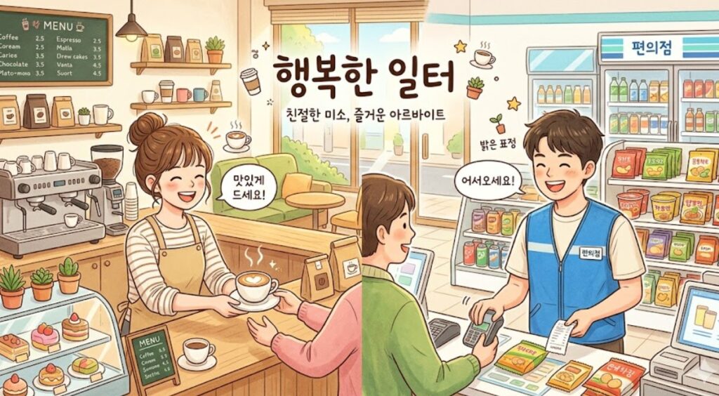 2026년 최저임금과 주휴수당 지급조건 확인하는 알바생