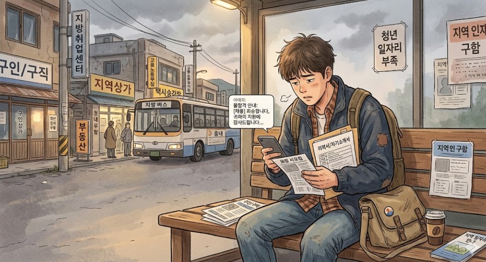 지방 취업 힘듬.