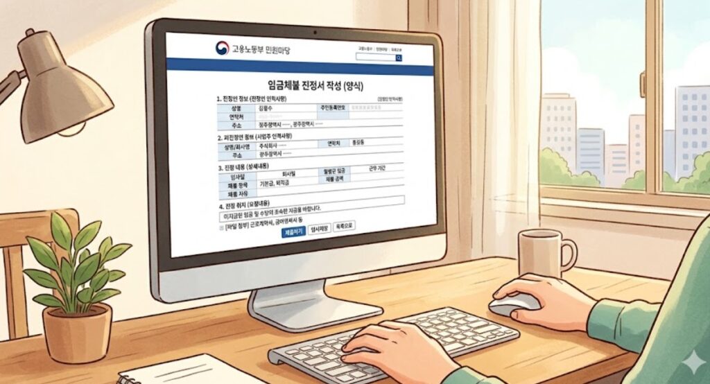 사장님이 퇴직금 지급기준을 위반했을 때 고용노동부 온라인 신고 방법