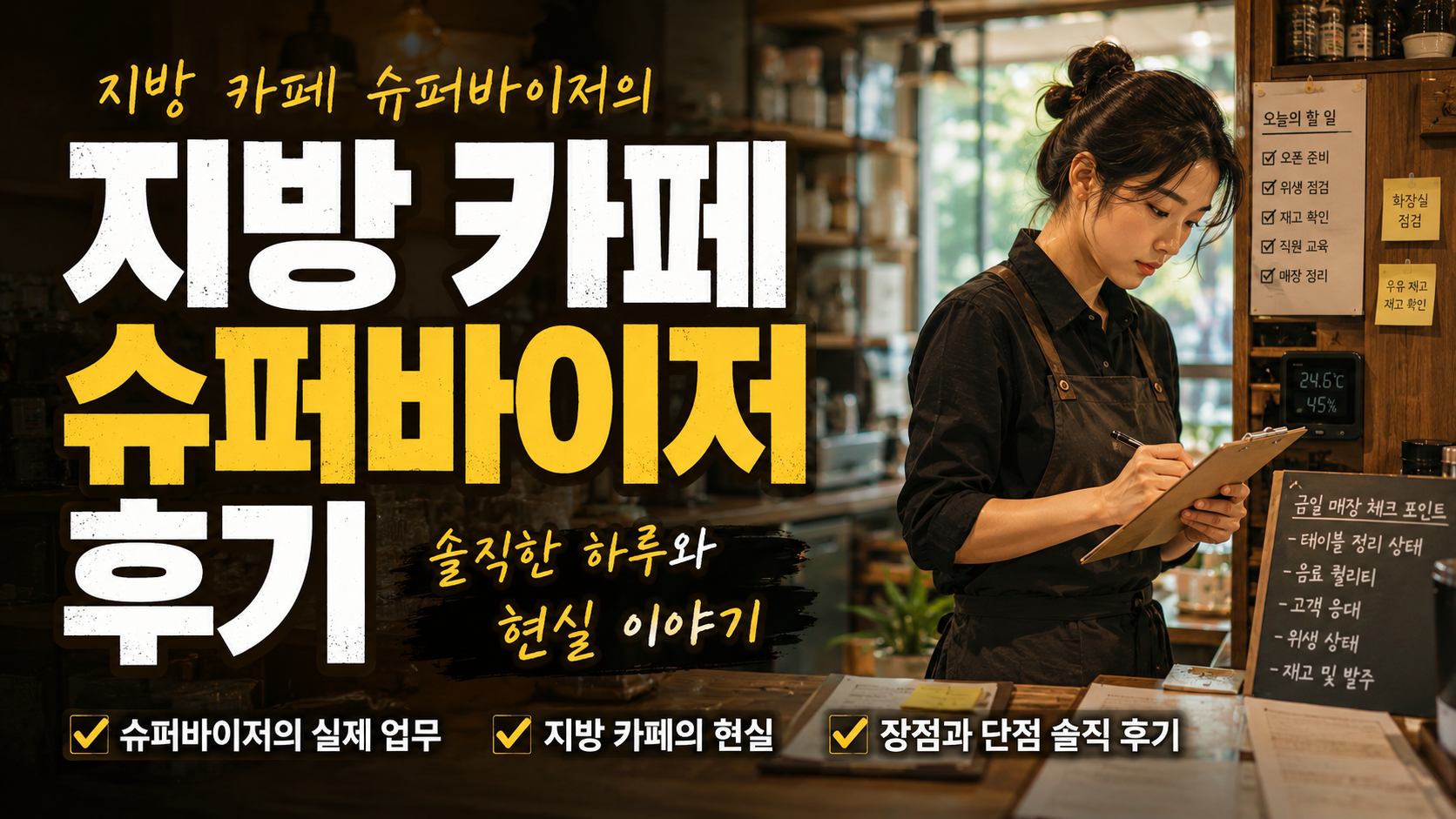 지방 카페 슈퍼바이저 후기
